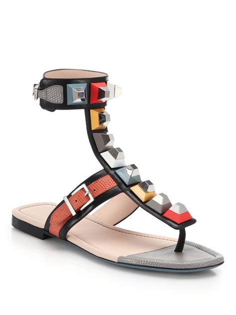 fendi embellished thong sandals|fendi dresses for women.